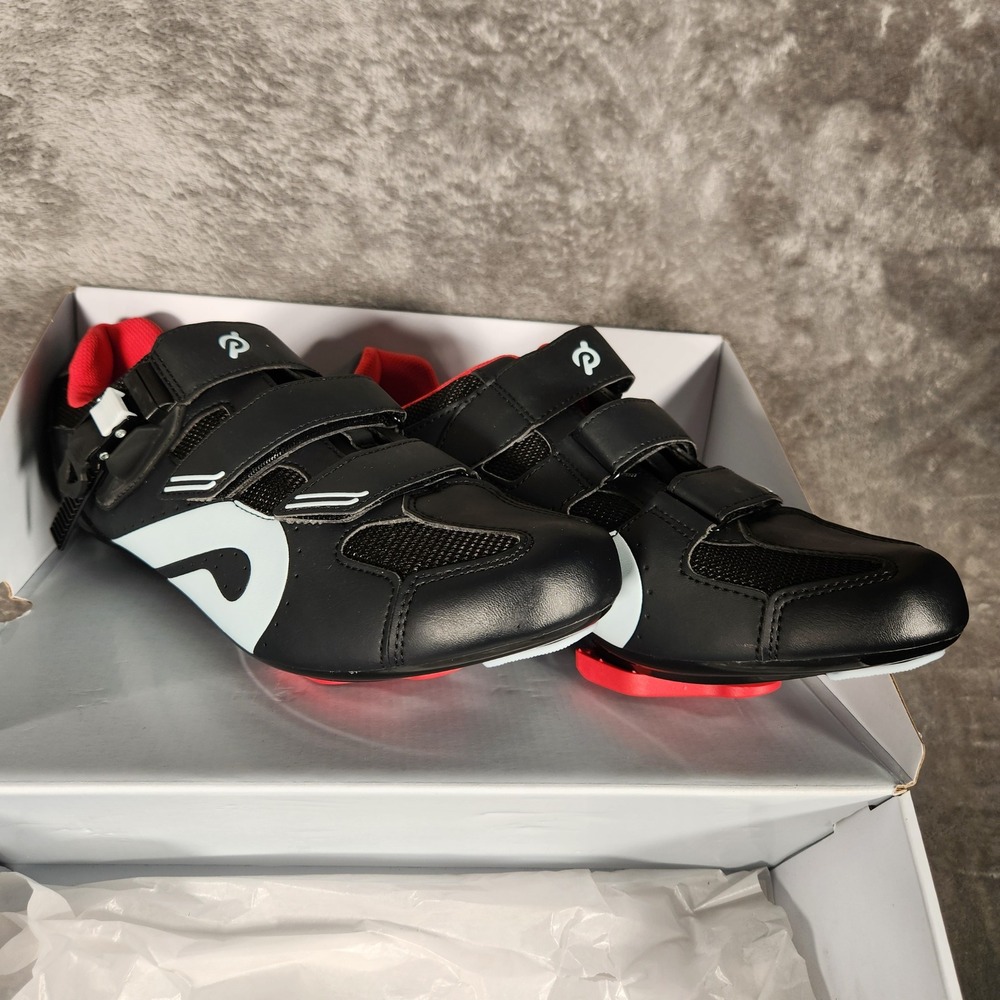 Peloton Cycling Shoes Men Size 48 US-13.5 Black New Cleats Included PL-SH-B-48